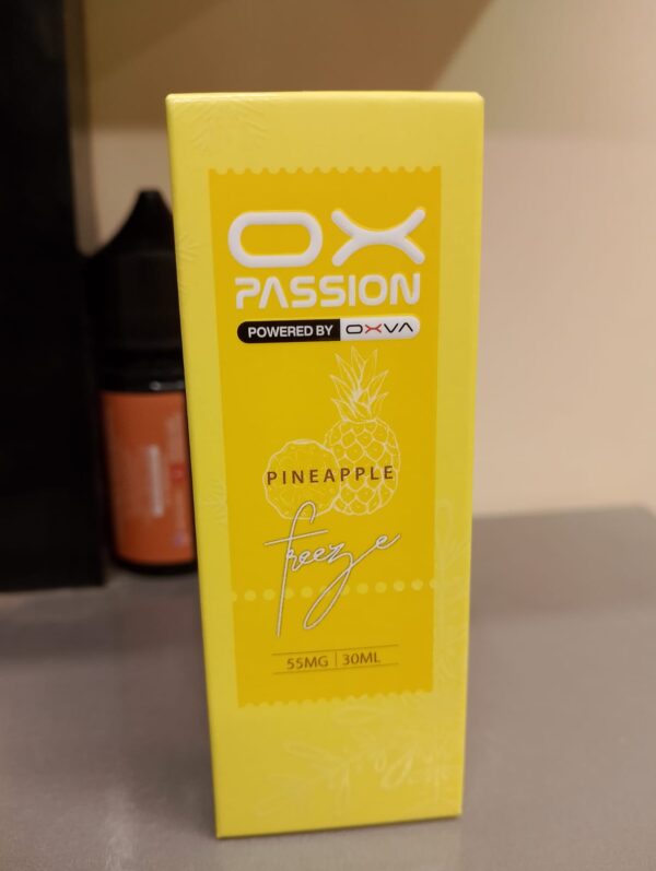 OX PASSION NIC SALT – PINEAPPLE FREEZE – 30ML (35MG-55MG)